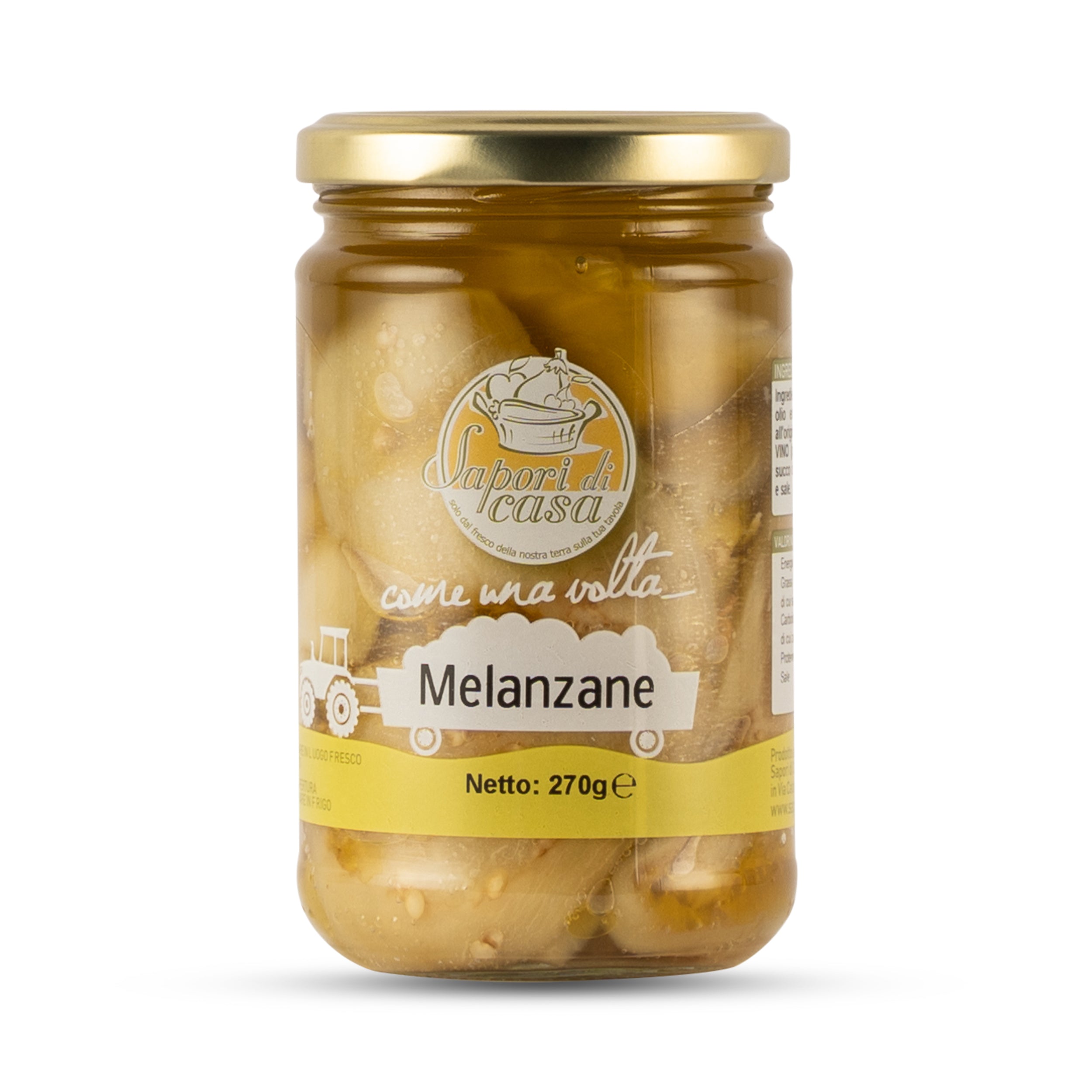 Auberginenscheiben in öl